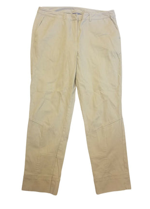 Simply Vera VERA WANG MID-RISE DENIM CAPRI CREAM ROLL CUFF CROP WOMEN SZ 10