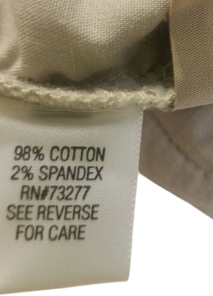 Simply Vera VERA WANG MID-RISE DENIM CAPRI CREAM ROLL CUFF CROP WOMEN SZ 10