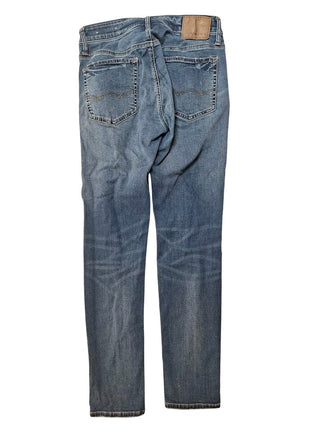 American Eagle Men’s Next Level Flex Skinny Jeans Size 31x32 Blue Denim Distressed