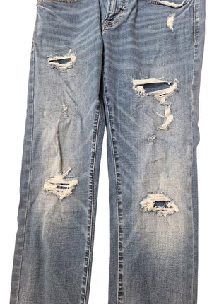 American Eagle Jeans Mens 31 X 32 Blue Next Level Flex Skinny Distressed Regular