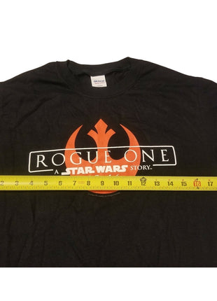 Star Wars Rogue One Black Graphic T-Shirt 100% Cotton Unisex Size S