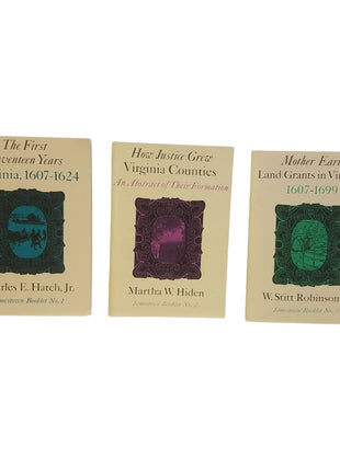 The First Seventeen Years Virginia 1607-1624 By Charles E. Hatch Jr. Jamestown Booklet No. 1 Paperback