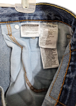 Levi's 550 Jeans Mens 40x30 Blue Denim Straight Leg Relaxed Fit 5-Pockets Medium