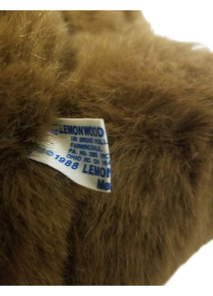 Vintage 1988 Lemonwood Christmas Teddy Bear Stuffed Plush