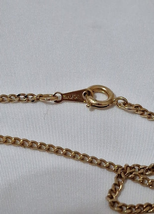 Vintage Avon Gold Tone Watch Pendant Necklace Brooch Pin 17 Jewels - Wind Up