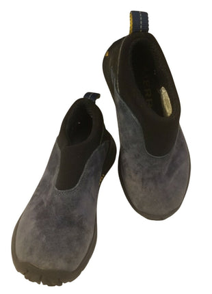 Merrell Suede Youth Boys  Slip Ons Orbit Moc kids Cadet Blue Shoes Youth US 11