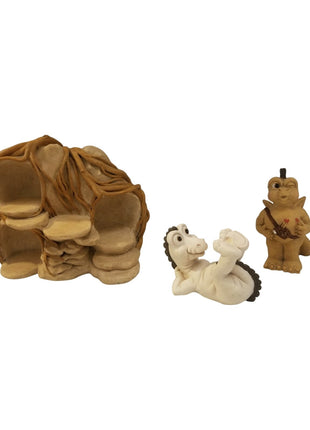 Lot 3 Krystonia Dragon Figures - Delta 707 - Jumbly The Juggler - First Fire 96