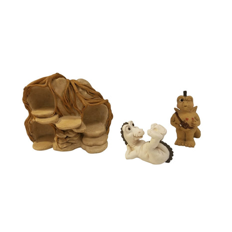 Lot 3 Krystonia Dragon Figures - Delta 707 - Jumbly The Juggler - First Fire 96