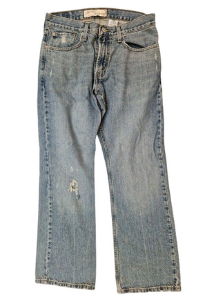 Levi’s Men’s Low Rise Bootcut Jeans Size 32x30 Light Wash Distressed Blue Denim