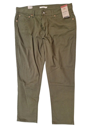 Levi’s Boyfriend 33 33x27 Women's Chino Pants  Dark Green Olive - Stretch