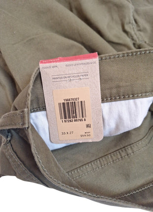Levi’s Boyfriend 33 33x27 Women's Chino Pants  Dark Green Olive - Stretch