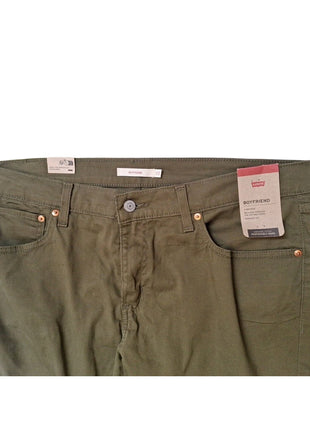 Levi’s Boyfriend 33 33x27 Women's Chino Pants  Dark Green Olive - Stretch