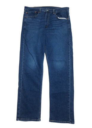 Levis 505 Mens Jeans Size 36x32 Medium Wash Straight Leg  Red tab