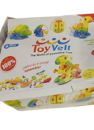 Toy Velt Dinosaur Toys Take Apart Toys with Tools Pack of 6 Dinosaurs
